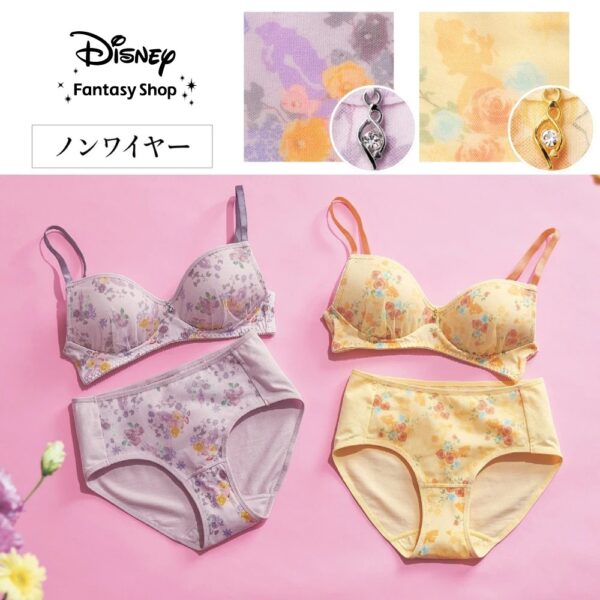 プリンセスモチーフのブラ＆ショーツ