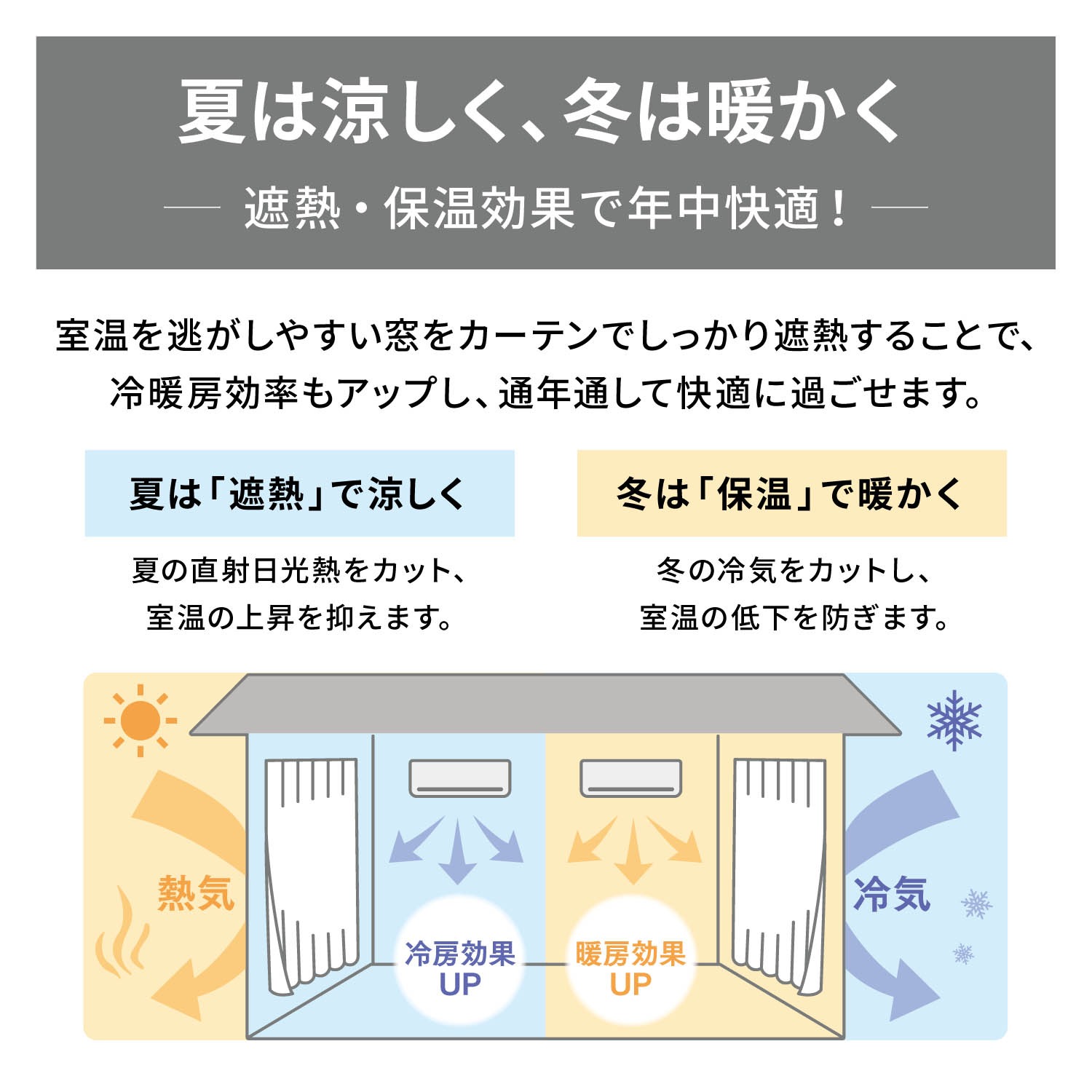 UVカット・遮熱・ミラーのレースカーテン「ディズニーヴィランズ」 　遮熱・保温効果