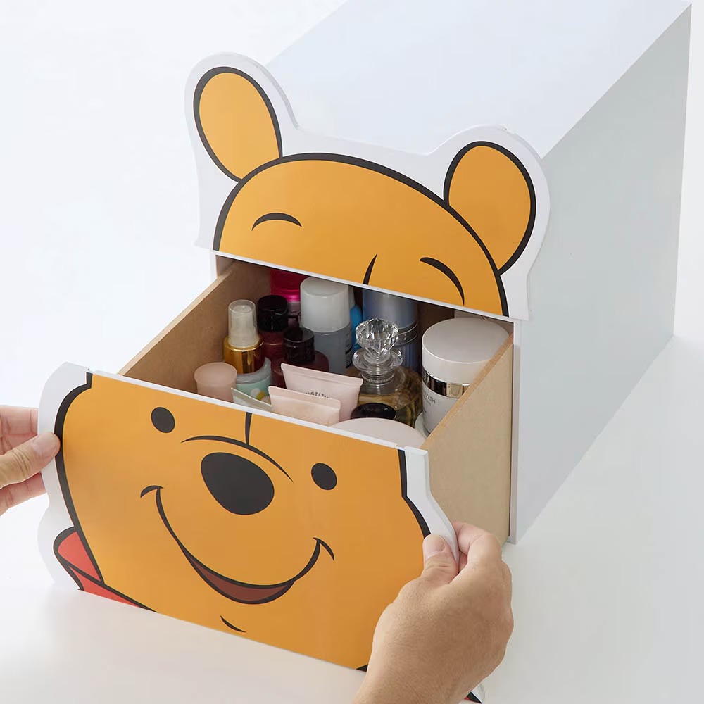 ダイカット収納ボックス「くまのプーさん」　収納イメージ　下