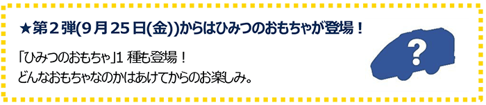 ハッピーセット「プラレール」ひみつのおもちゃ