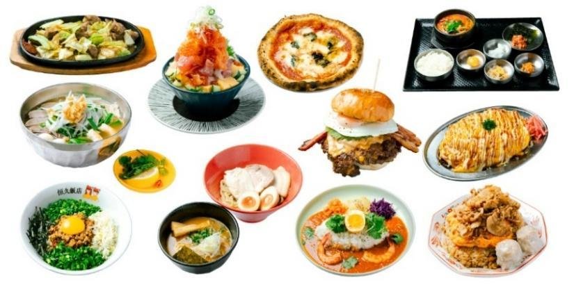FOOD STADIUM TOKYOで提供された多彩な料理