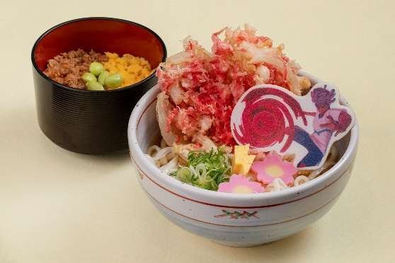 「桜咲丈二の剛の一閃！冷やしかき揚げうどんセット」