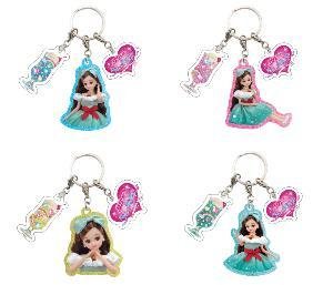 「リカちゃん」×「西武園ゆうえんち」コラボグッズのアクリルキーリング