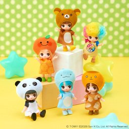 ぷちリカちゃんシリーズの動物・果物モチーフデザイン