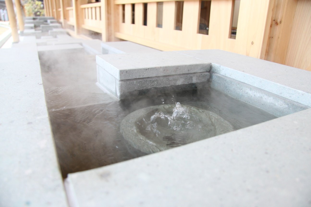 あわら温泉の湯口