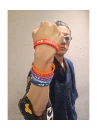 石田組 大阪城ホール公演 オリジナルリストバンドを着用した来場者の腕