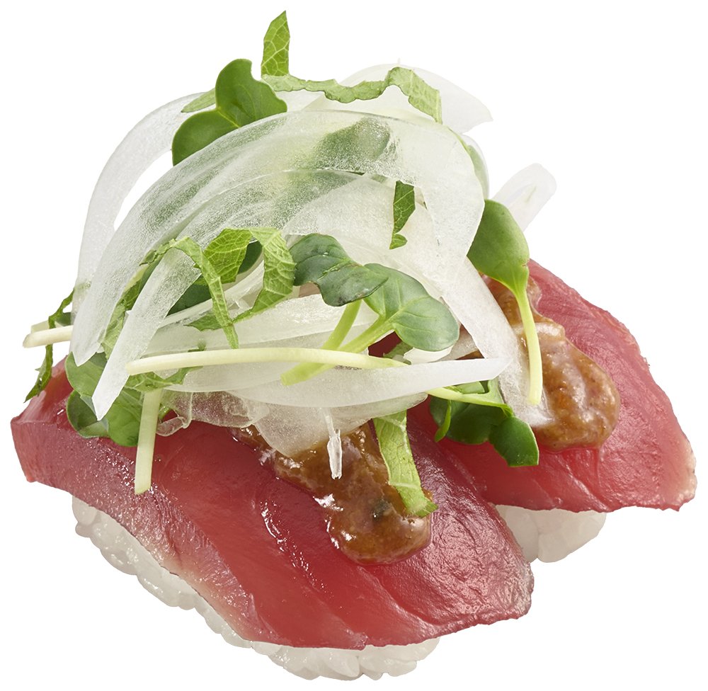 かつお胡麻担々 香味野菜のせ
