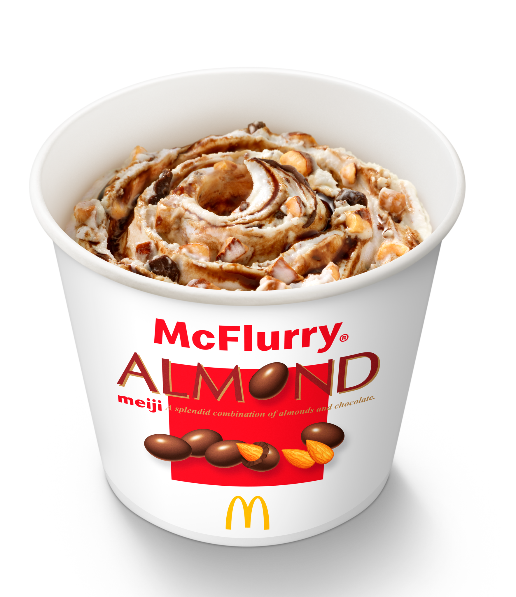 マクドナルド「マックフルーリー(R) 明治アーモンドチョコレート」