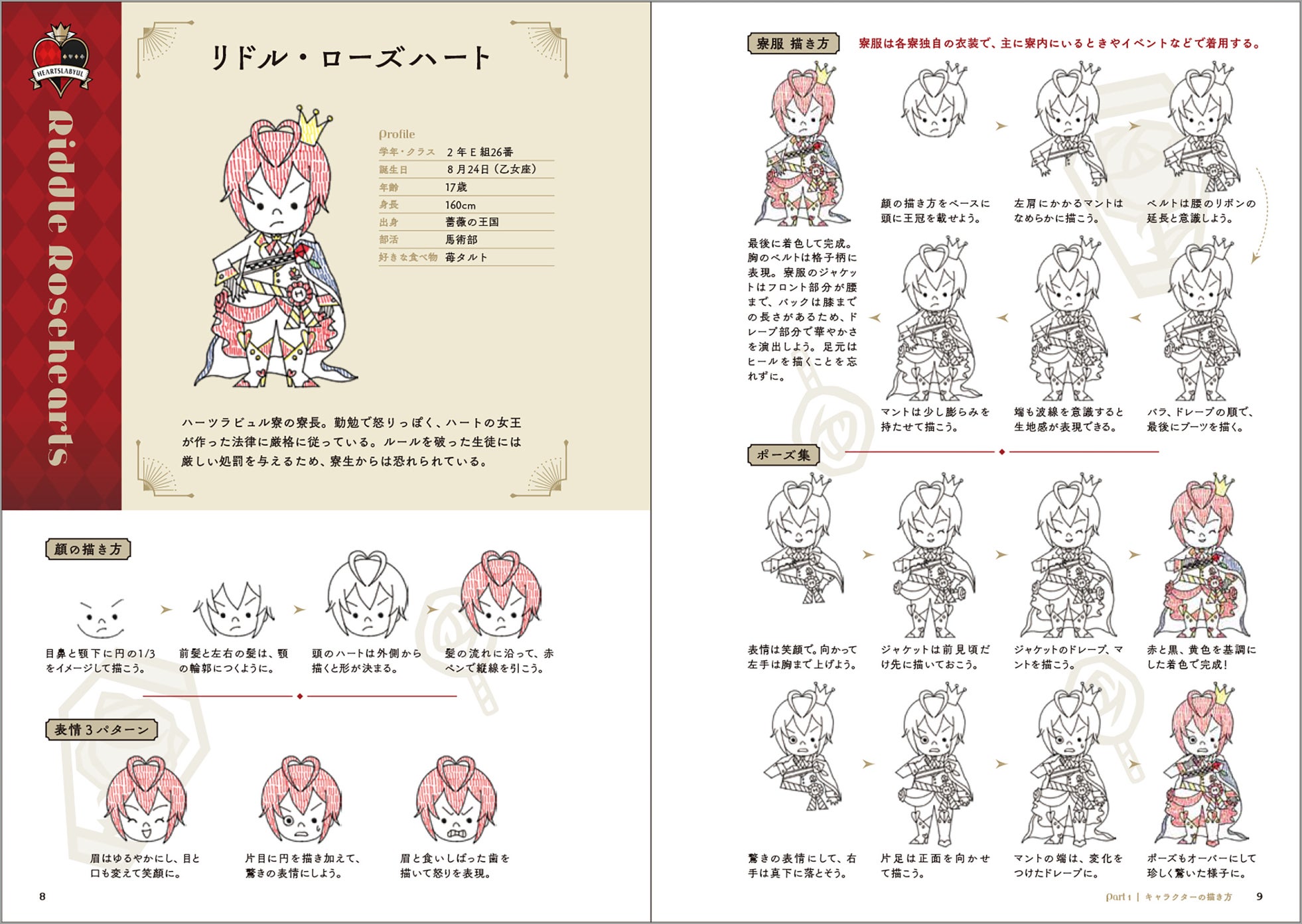 リドル・ローズハートの描き方