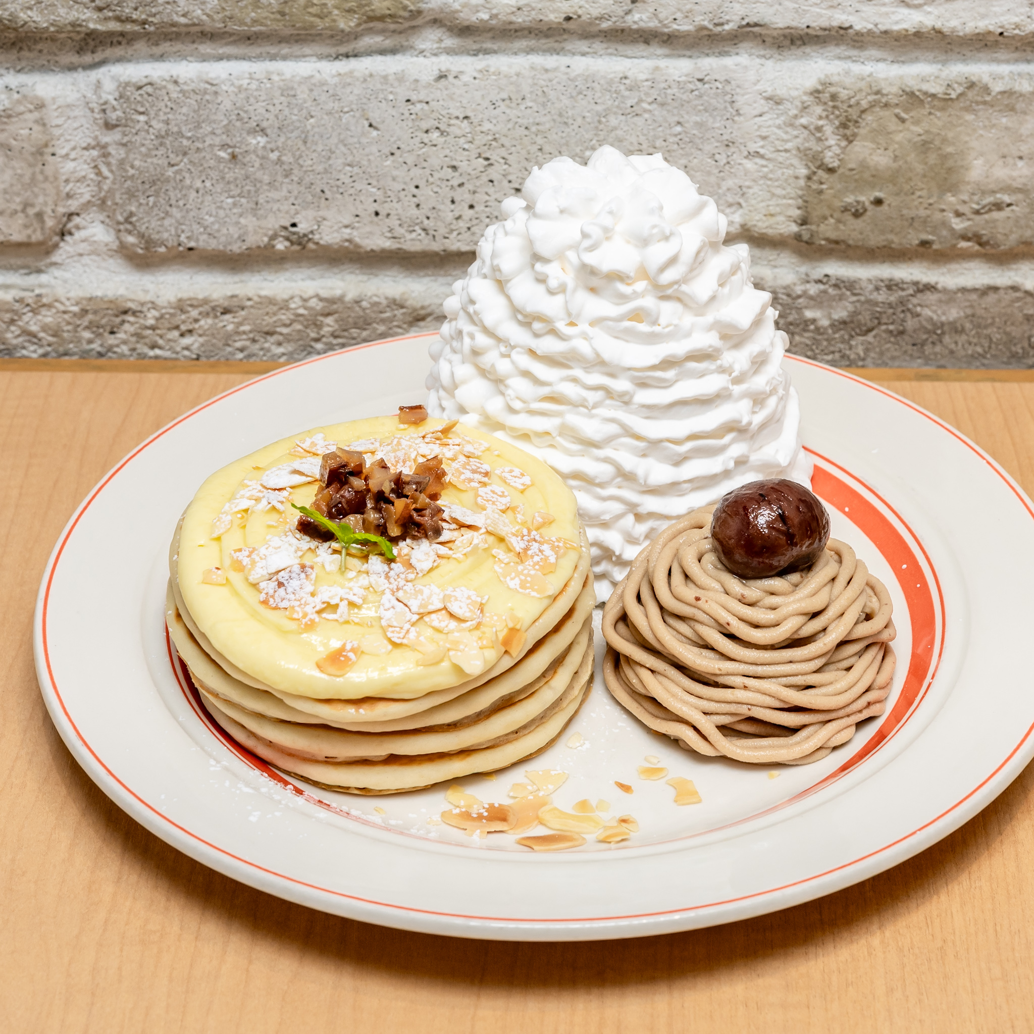 モンブランパンケーキ