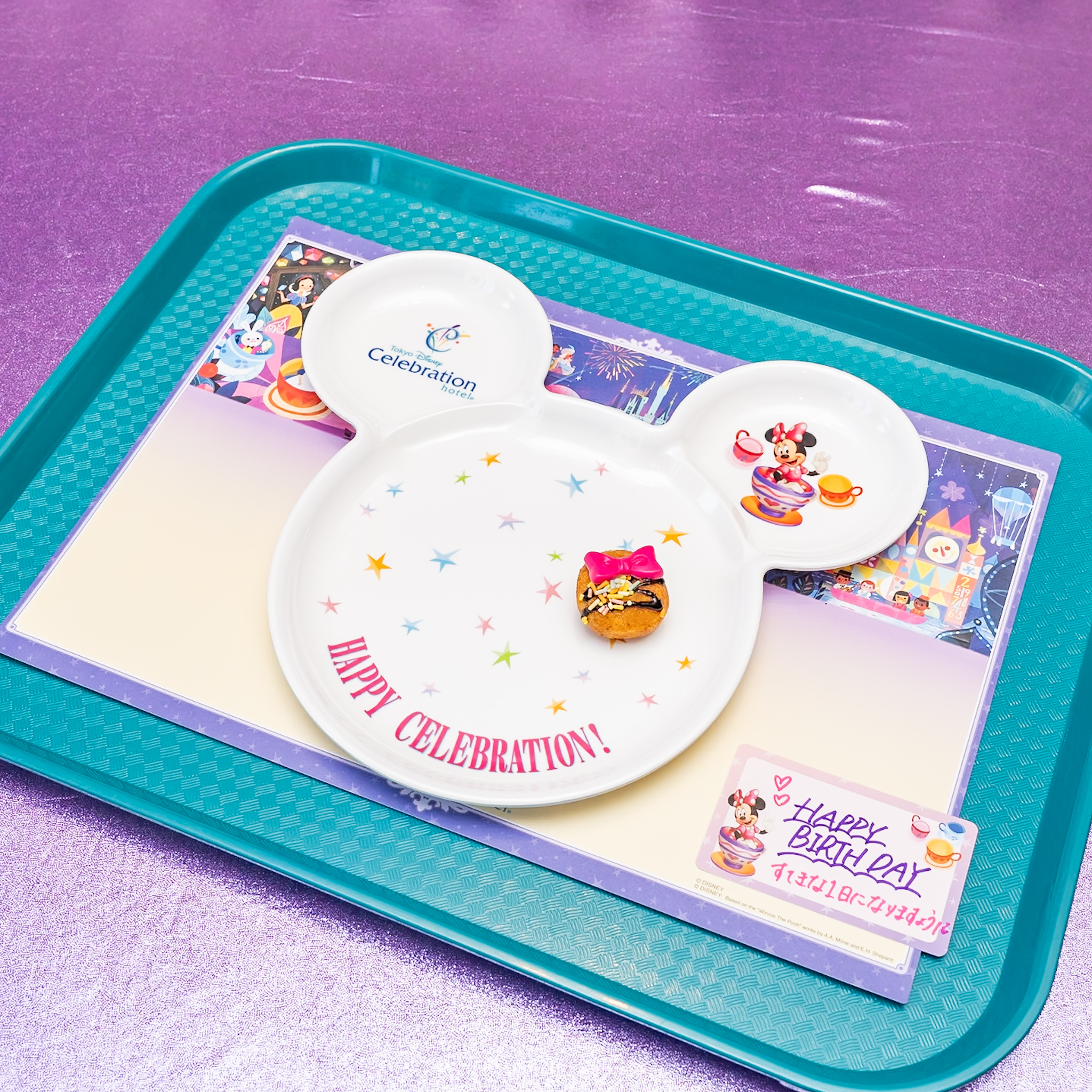 東京ディズニーセレブレーションホテル「セレブレーションプレート&セレブレーションカード」ウィッシュ・カフェ