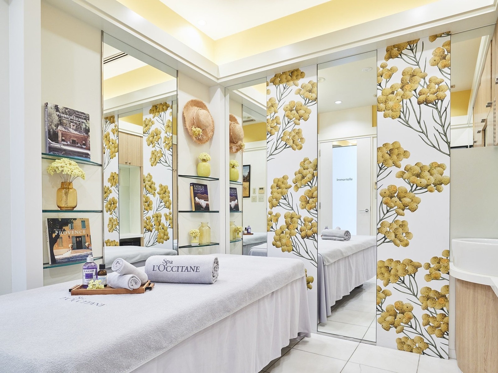 Spa L'OCCITANEの施術室