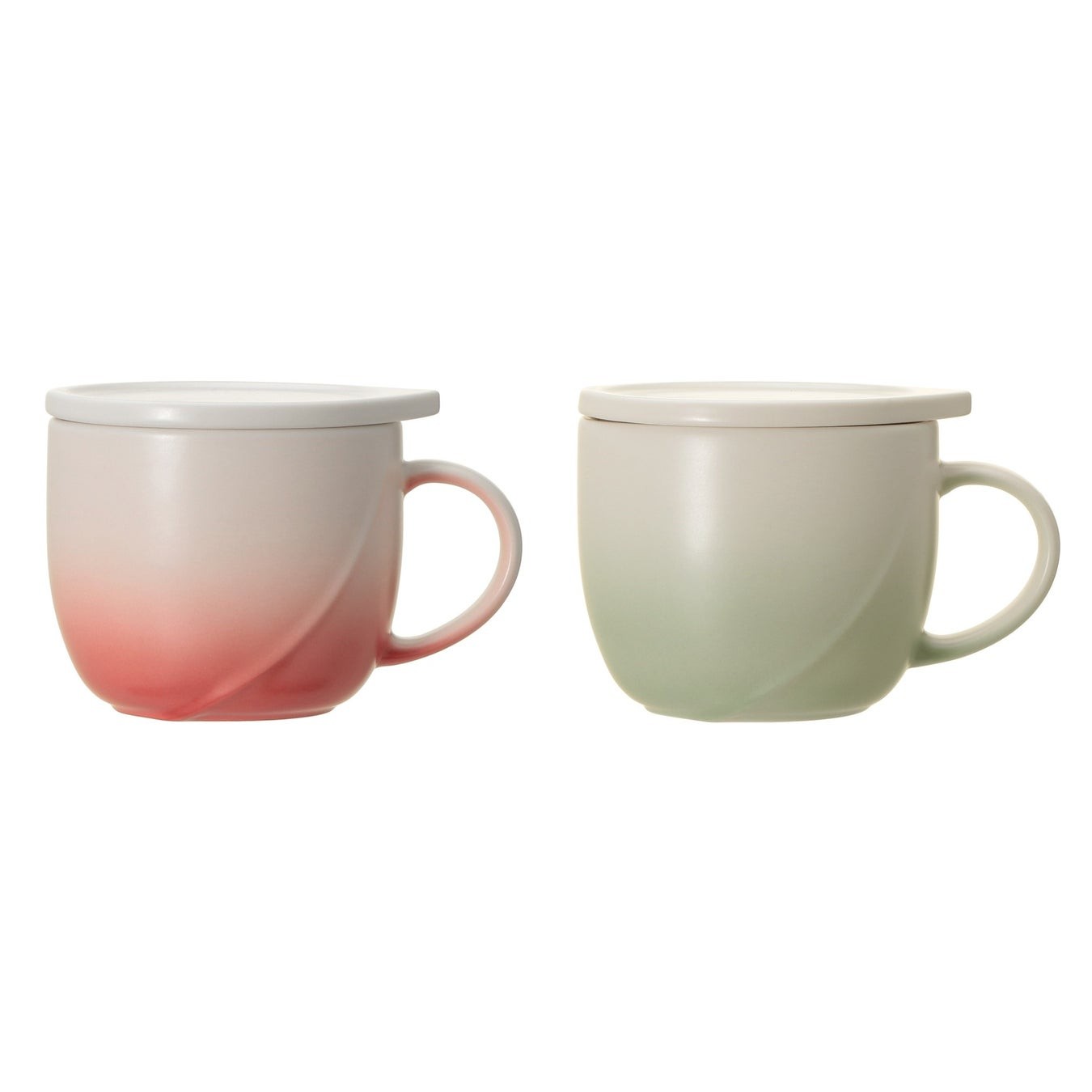 TEAVANA® マグ＆リッドリーフ レッド/グリーン296ml