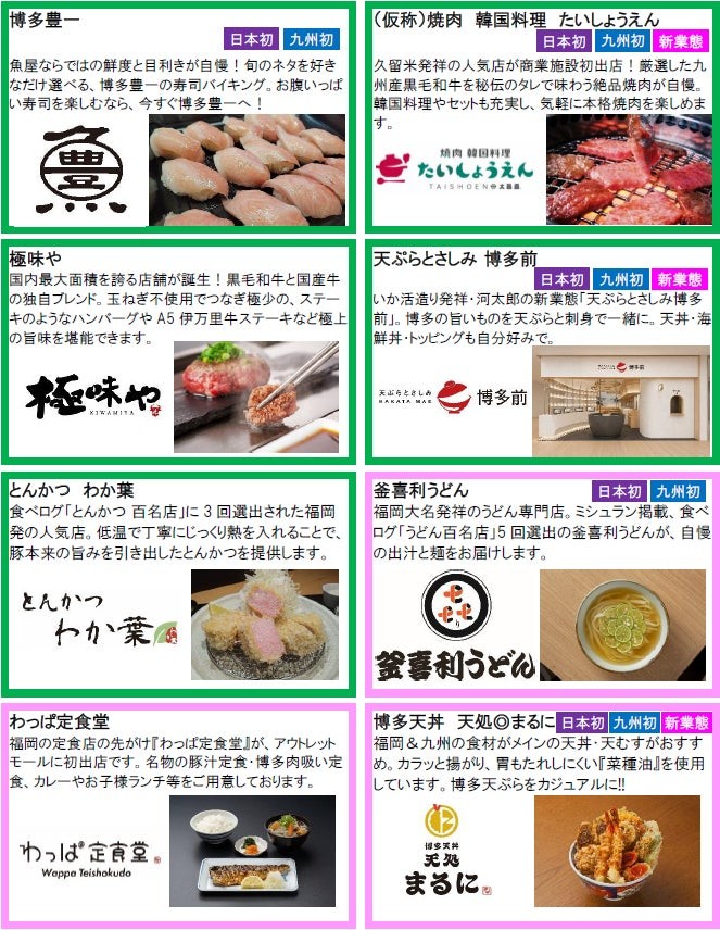 九州・福岡の名店紹介パネル