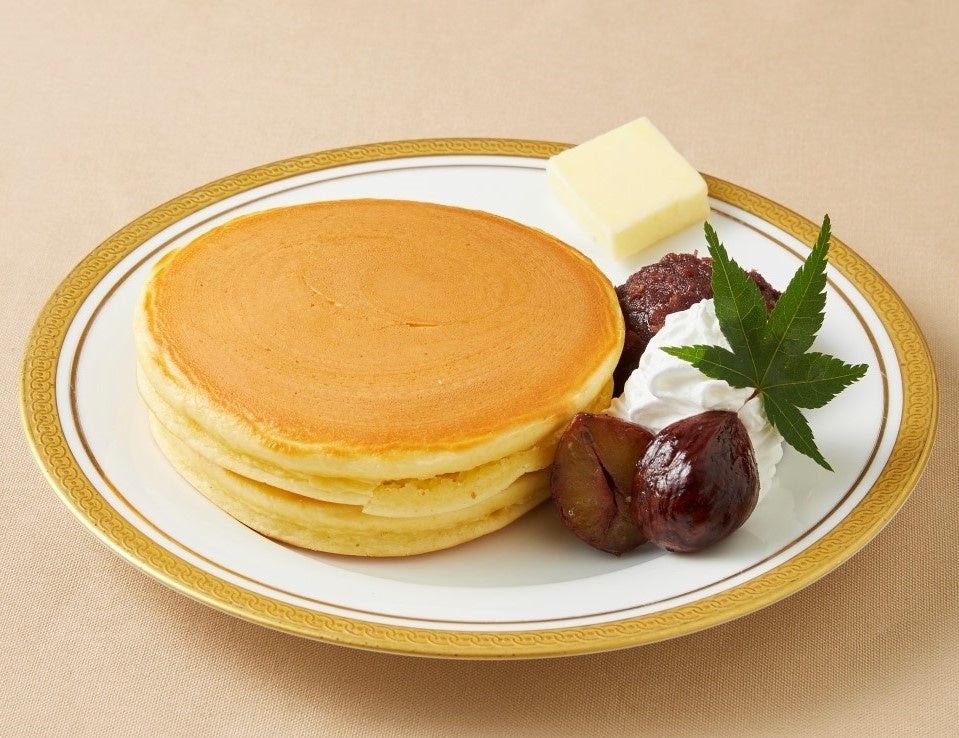 丸福珈琲店 ホットケーキ小豆餡デラックス