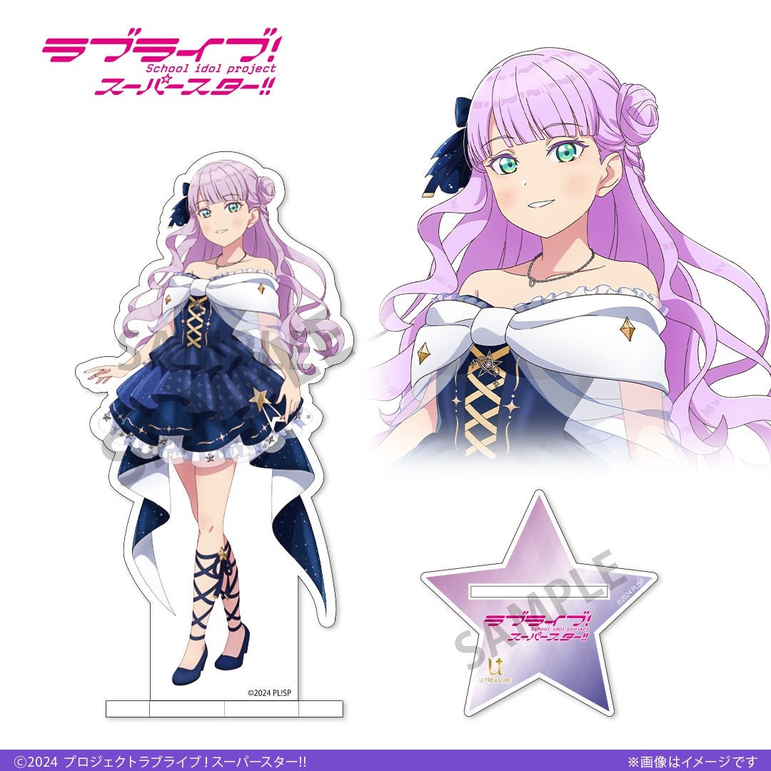 5th Anniversary アクリルスタンド 薄紫の巻き髪のメンバー