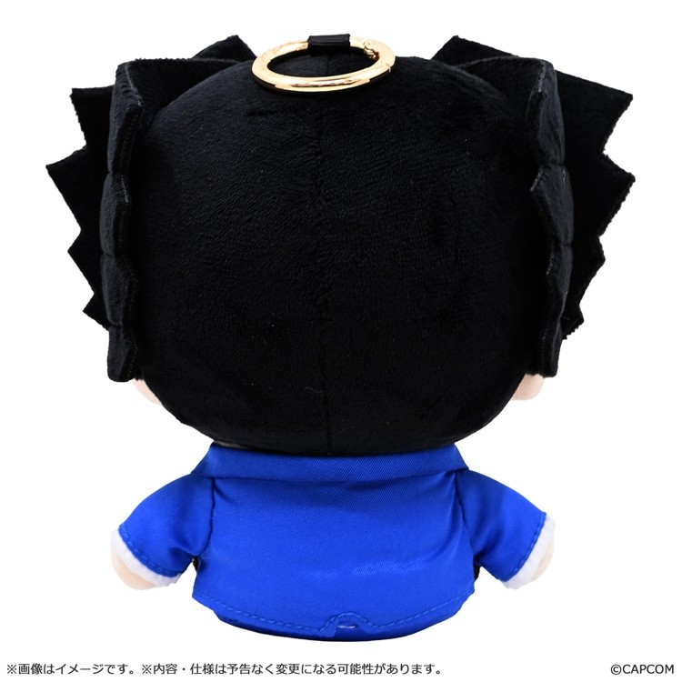 成歩堂 龍一のぬいぐるみ 背面とカラビナ