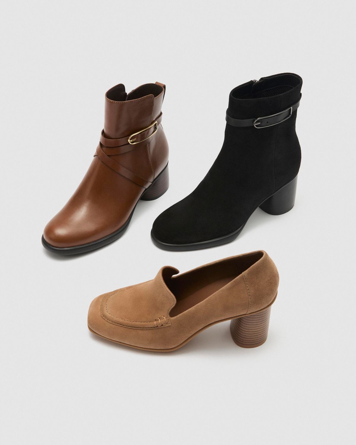 ECCOのショートブーツとローファー