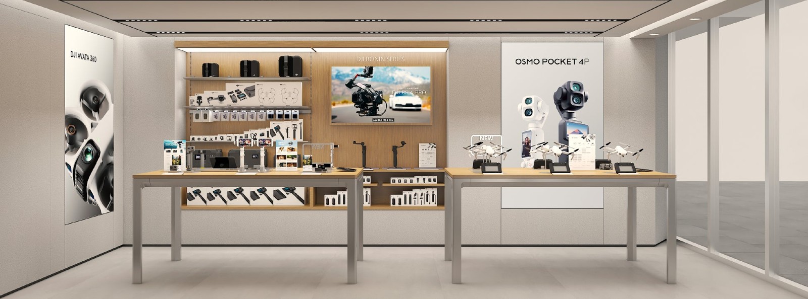 1F DJI Areaの完成予想図