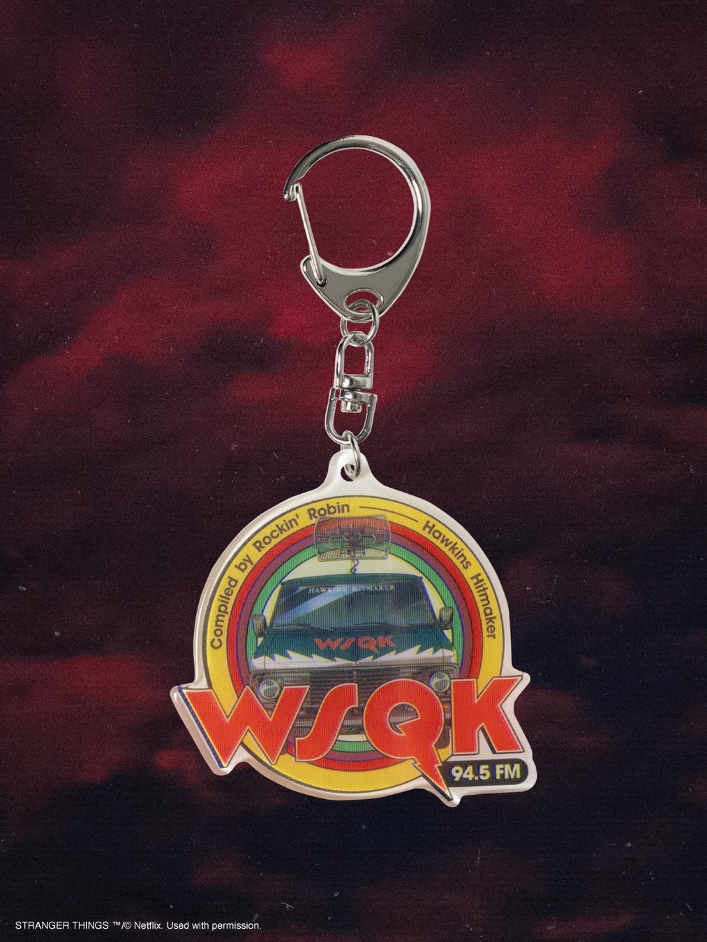 WSQK Radio Acrylic Key Chain