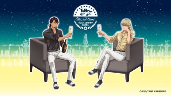 『TIGER & BUNNY HOTEL』虎徹とバーナビーのイラスト