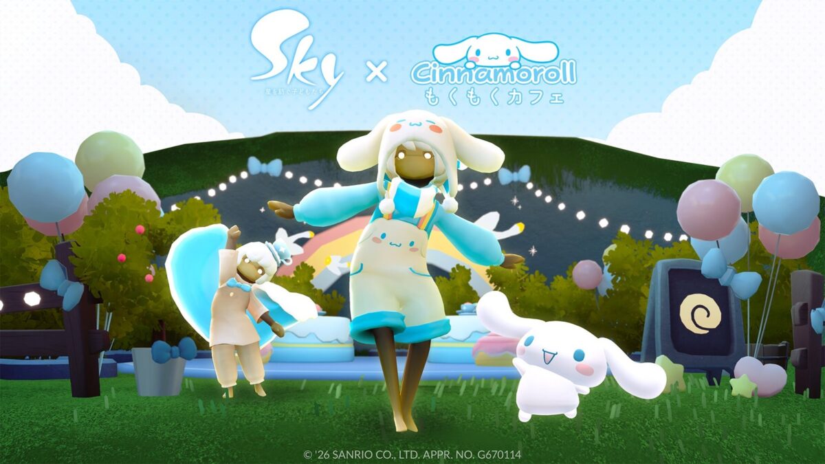Sky × Cinnamoroll もくもくカフェのビジュアル