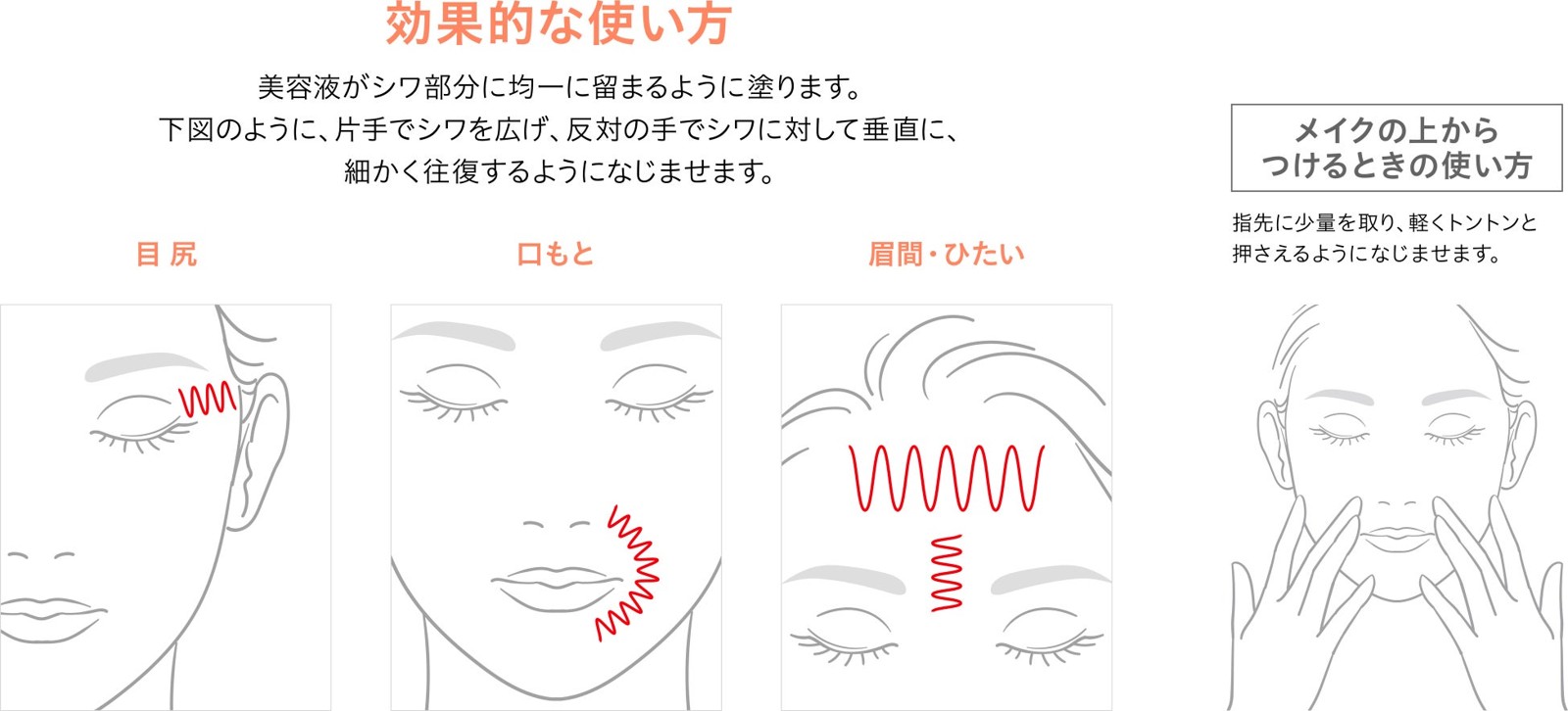エスト リンクル リペア セラムの使い方