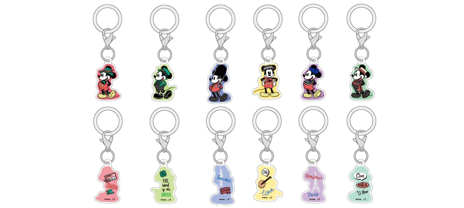 アクリルマーカーチャーム「ミッキーマウス」