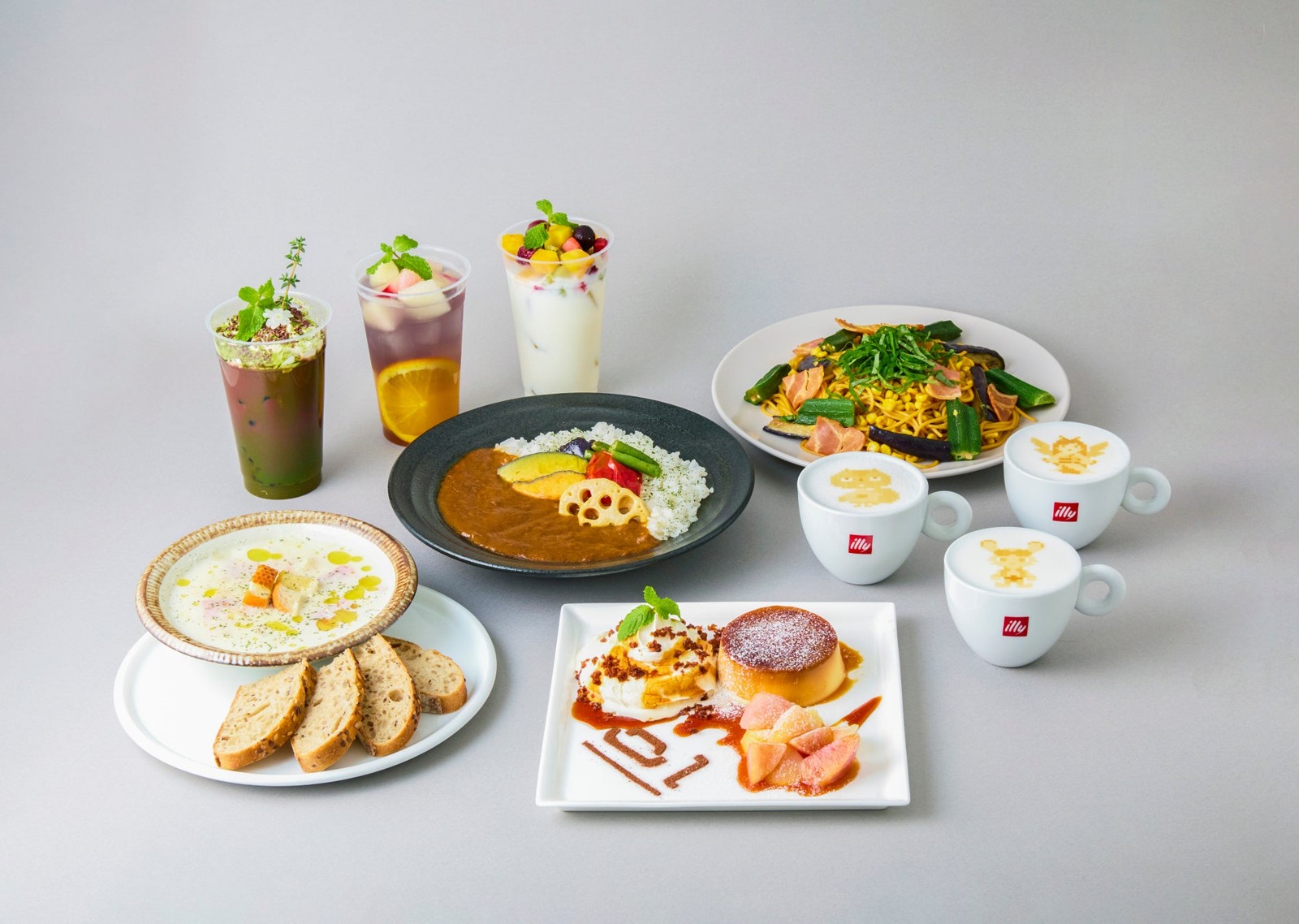 「細田守の原点/展」大阪会場コラボカフェ提供画像