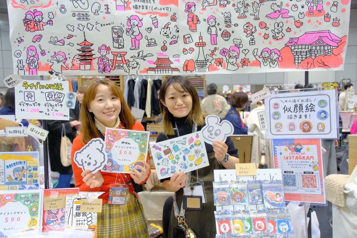 前回開催の出店者のブース