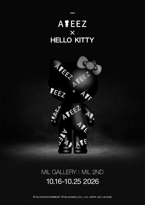 ATEEZ × HELLO KITTY “BLACK SERIES” POP-UP STOREのメインビジュアル