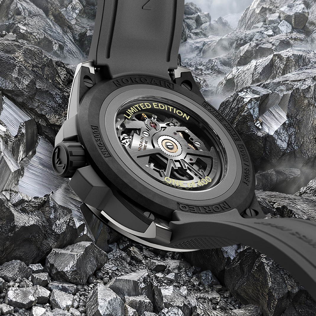 Wild ONE Skeleton Titanium 39mm Limited Editionのケースバック