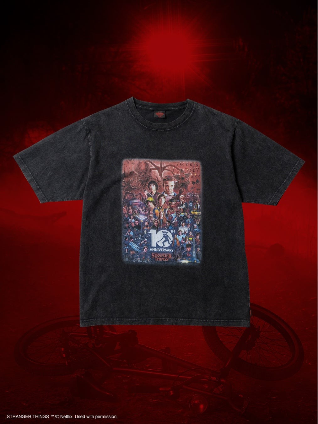 STRANGER THINGS 10th Graphic T-shirt