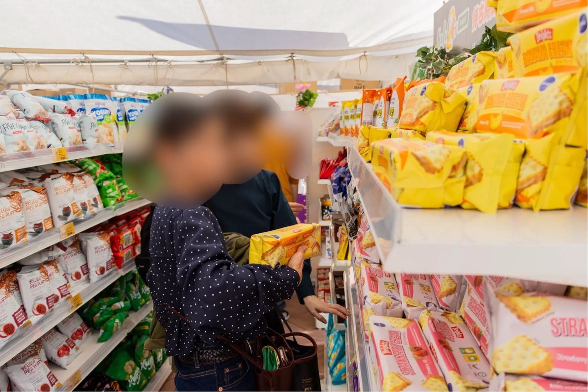 Halal2Go Martの売場(2024年度の様子)