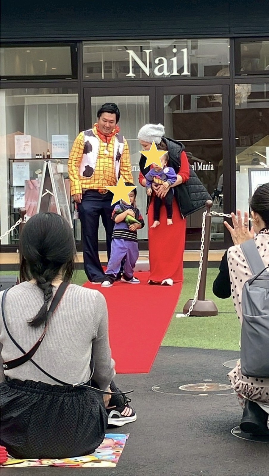 親子でハロウィンファッションショー