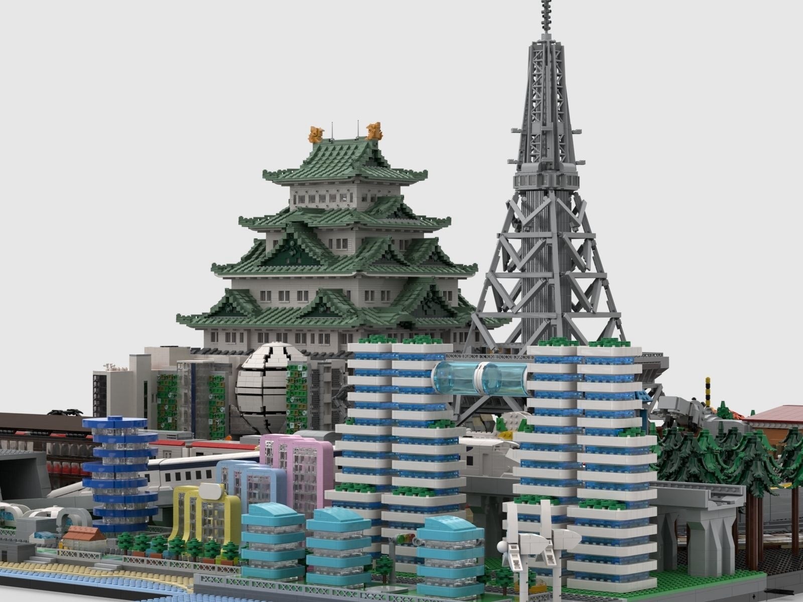 巨大都市モニュメント「みんなの創造都市『AICHI』」の設計イメージ