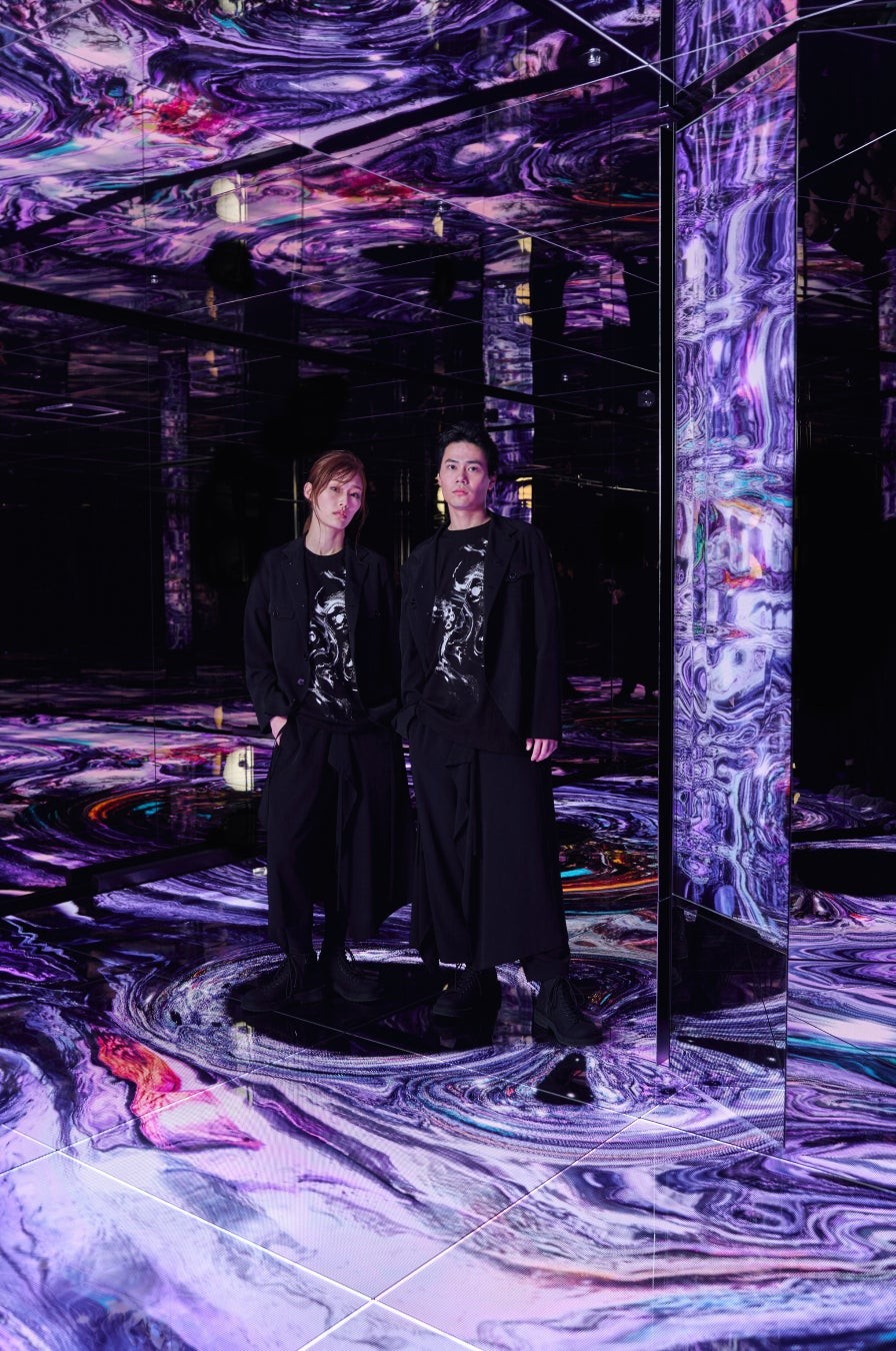 Ground Y x null²ⁿ Tシャツ着用イメージ