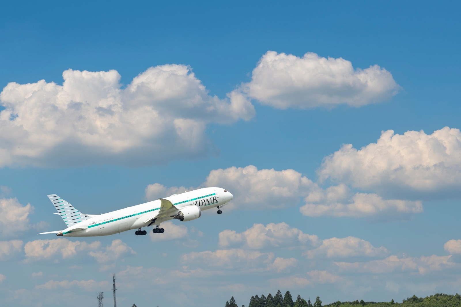 ZIPAIR Tokyoの機体