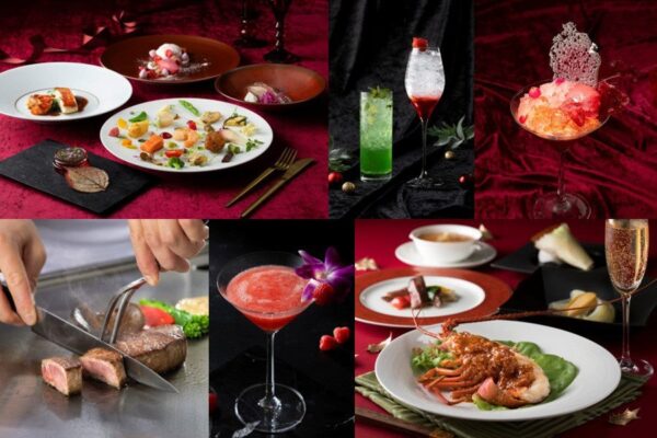 シェラトン都ホテル東京のクリスマス料理・カクテル・パフェ
