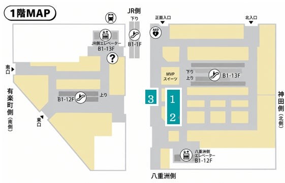 大丸東京店1階MAP