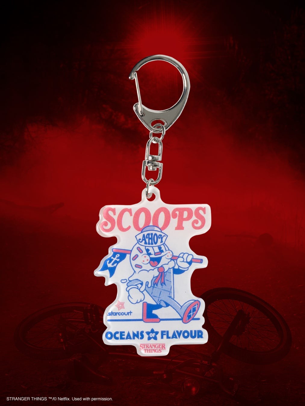 Scoops Ahoy Acrylic Key Chain