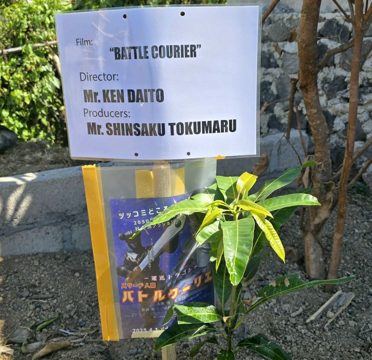 バリ島での記念植樹