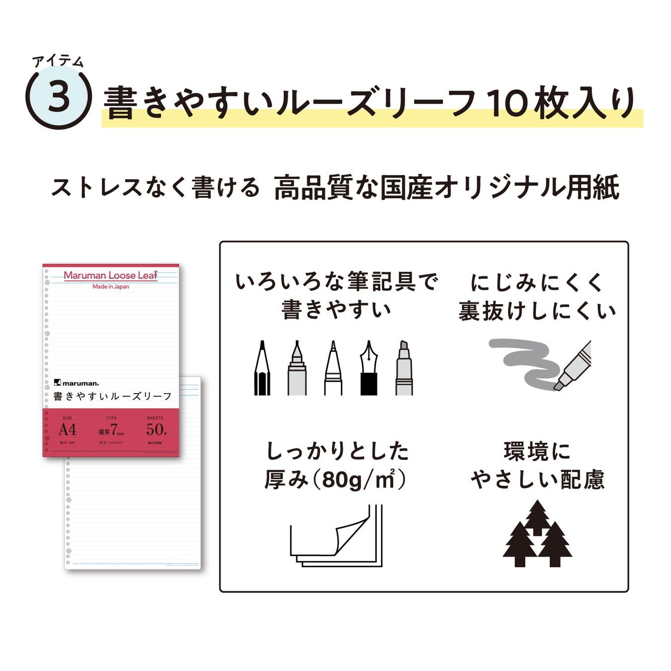 SESSIONの付属ルーズリーフ