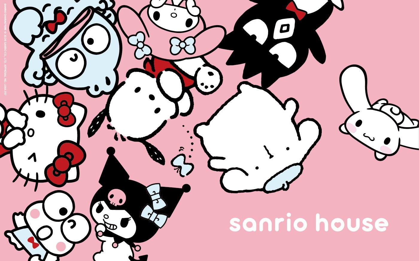 sanrio houseのキャラクタービジュアル