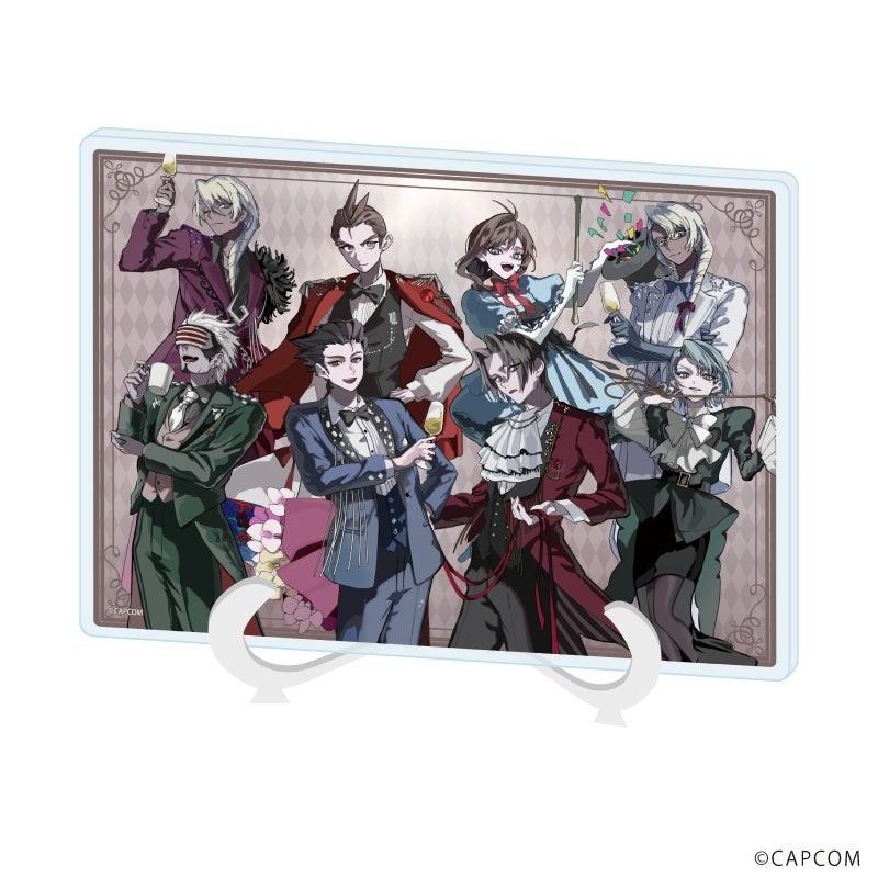 「逆転裁判」シリーズ 描き起こしイラスト アクリルアートボード