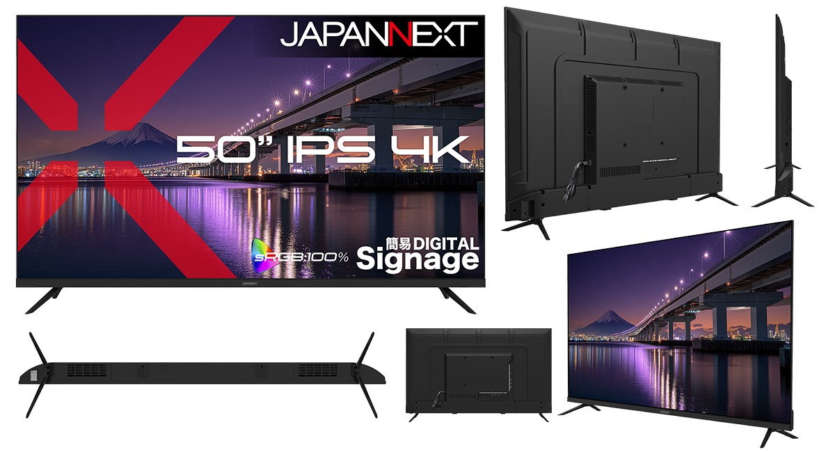 JAPANNEXT 50インチ IPS 4K液晶モニター JN-IPS50U-M