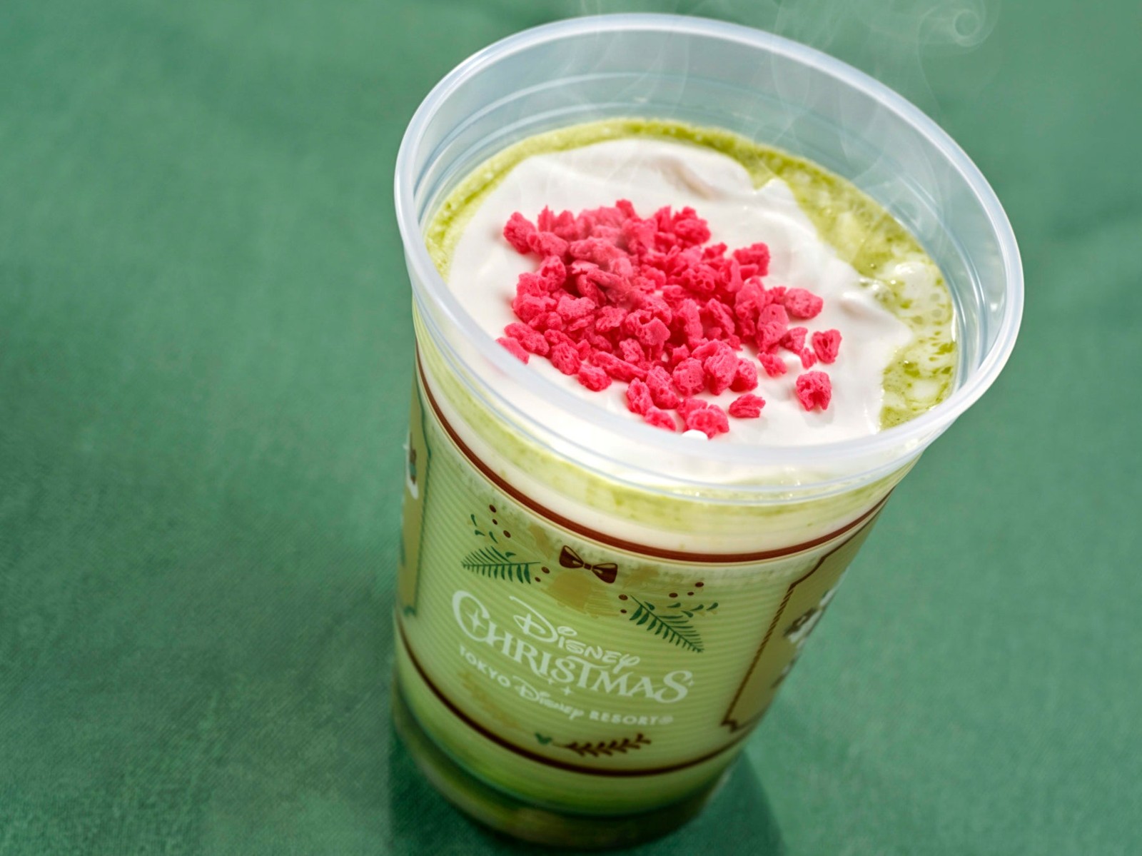 ホットゆず抹茶ドリンク