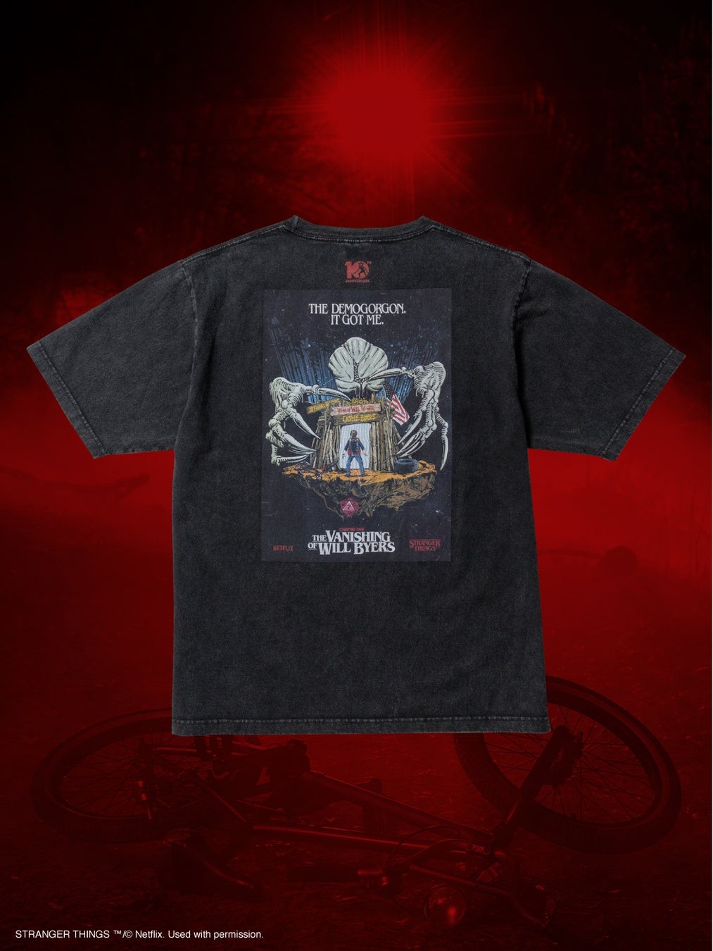 STRANGER THINGS ART T-shirt バック
