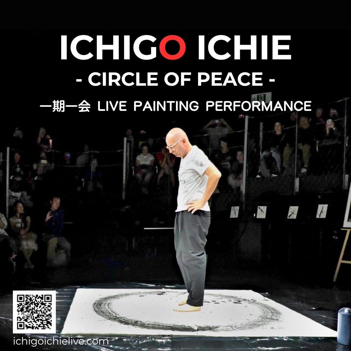 ICHIGO ICHIE CIRCLE OF PEACE ライブペインティング