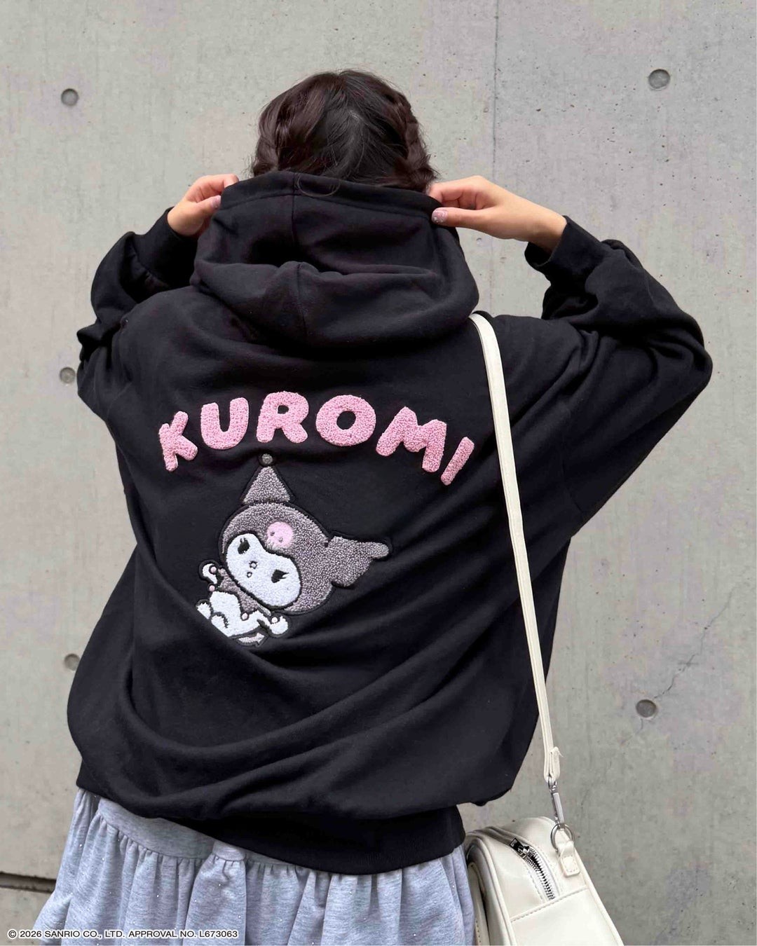 クロミのパーカー背面